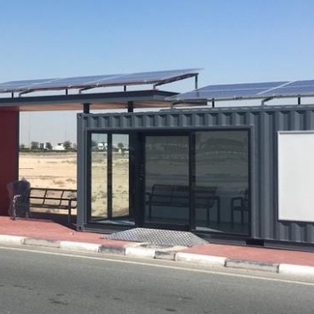 20 FT Solar Bus Shelter